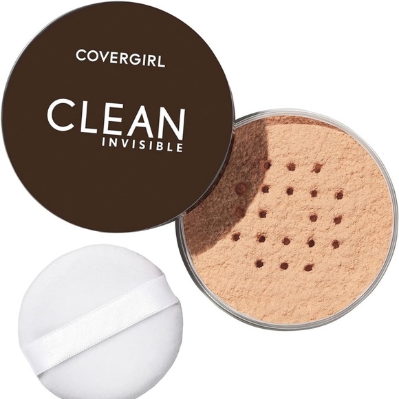 1-COVERGIRL Clean Invisible Loose Powder - Loose Powder, Setting Powder, Vegan F - Picture 1 of 8